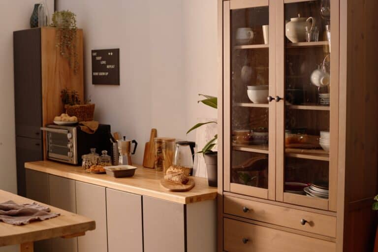 Wooden Furniture in Kitchen